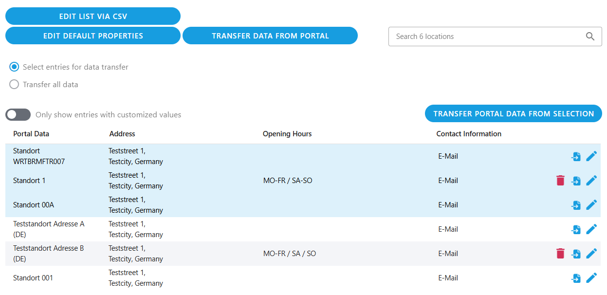 Transfer Overview